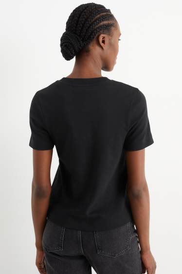 Femmes - T-shirt - noir