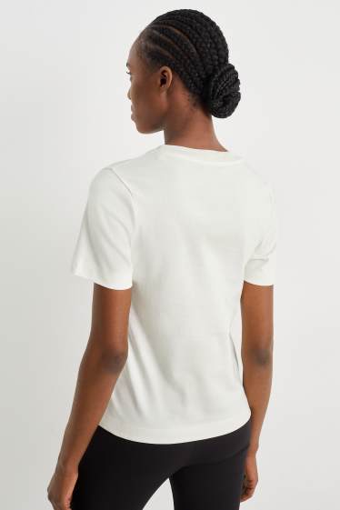 Femmes - T-shirt - blanc crème