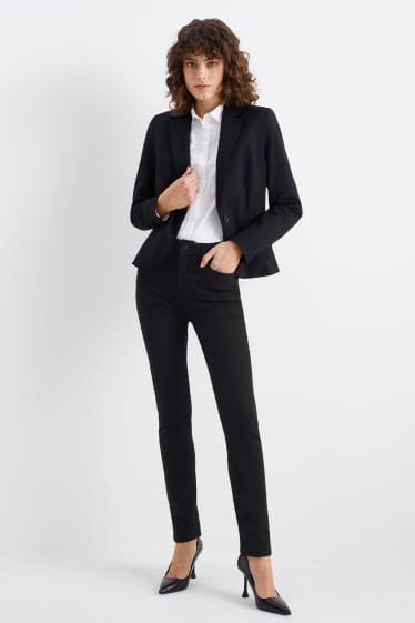 Dona - Straight jeans - high waist - negre