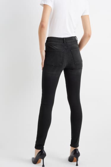 Damen - Skinny Jeans - High Waist - LYCRA® - jeansgrau