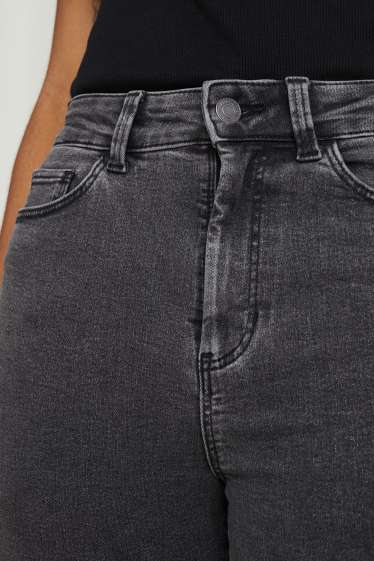 Women - Jegging jeans - high waist - denim-dark gray
