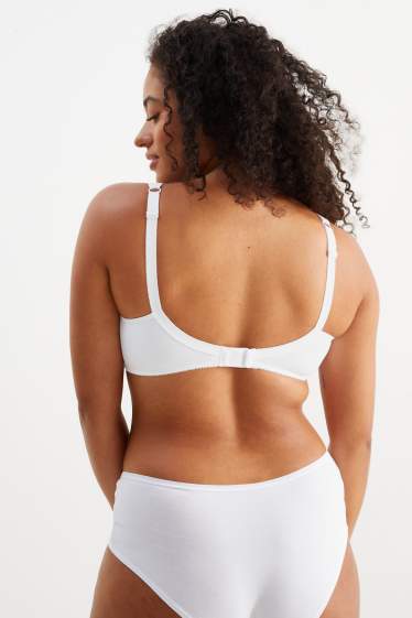Damen - BH ohne Bügel - weiss