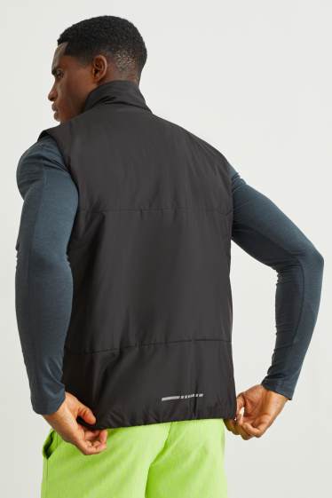Heren - Sportvest - waterafstotend - zwart