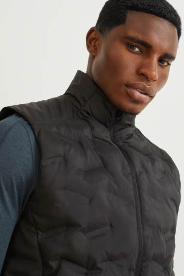 Heren - Sportvest - waterafstotend - zwart