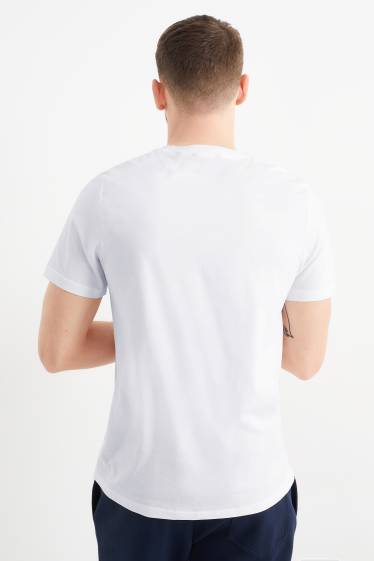 Heren - T-shirt - regular fit  - wit