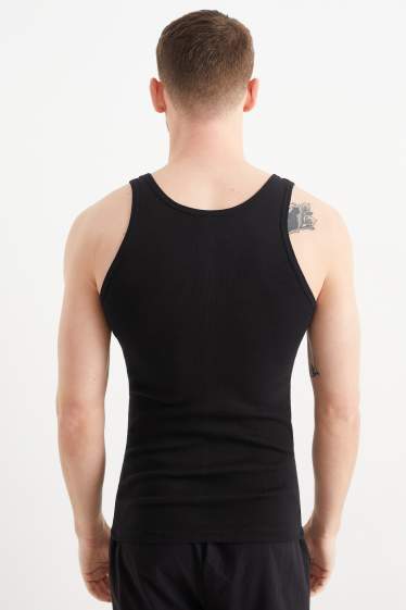 Men - Multipack of 2 - vest - black