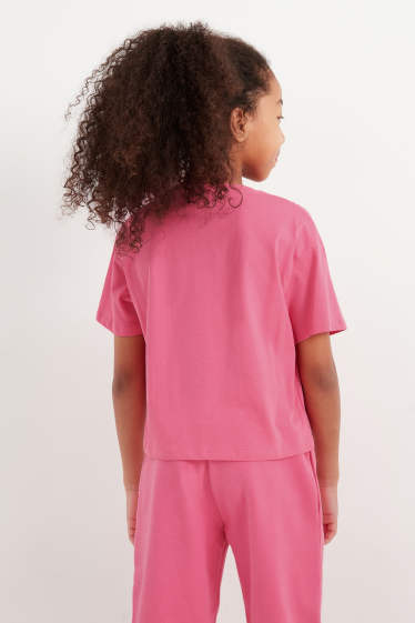 Kinder Mädchen - Kurzarmshirt - pink