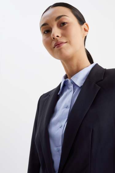Damen - Business-Blazer - tailliert - Mix & Match  - dunkelblau