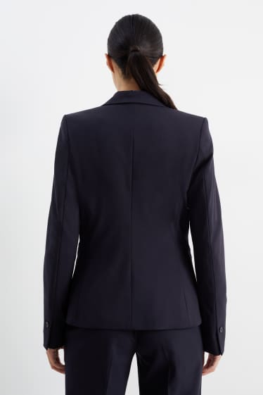 Damen - Business-Blazer - tailliert - Mix & Match  - dunkelblau
