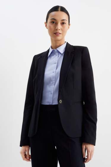 Damen - Business-Blazer - tailliert - Mix & Match  - dunkelblau