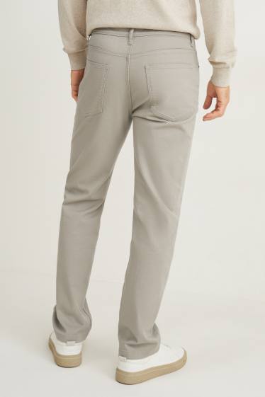 Herren - Hose - Regular Fit - hellgrau-melange