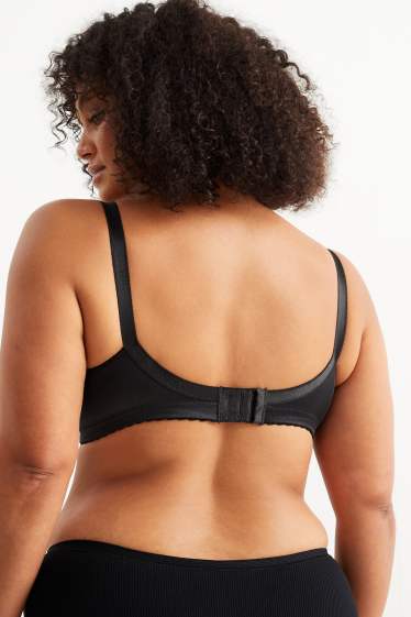 Damen - Minimizer BH - glänzend - schwarz