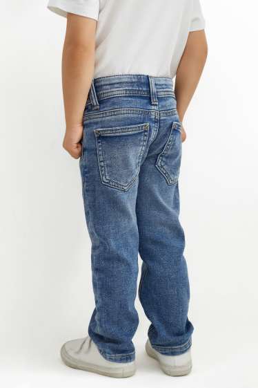 Kinder Jungen - Straight Jeans - jeansblau