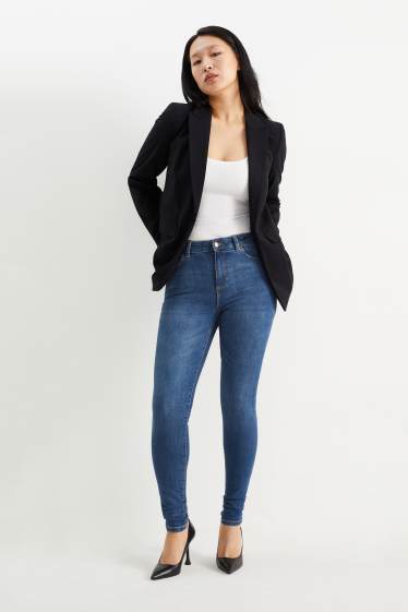 Femmes - Skinny jean - mid waist - LYCRA® - jean bleu