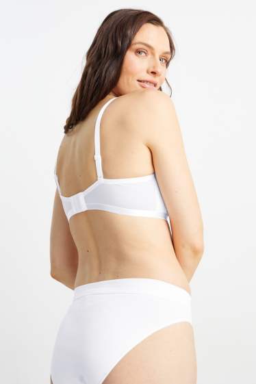 Women - Non-wired bra - non-padded - white