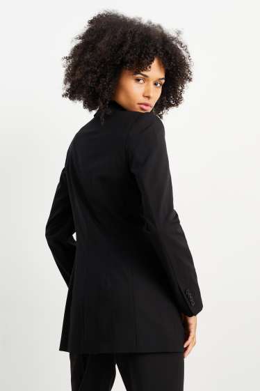 Damen - Business-Blazer - Regular Fit - Mix & Match - schwarz