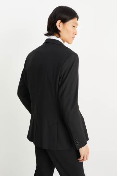 Pánské - Oblekové sako - slim fit - Flex - LYCRA® - Mix & Match - černá