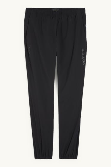 Hommes - Pantalon de sport - 4 Way Stretch - Flex - noir