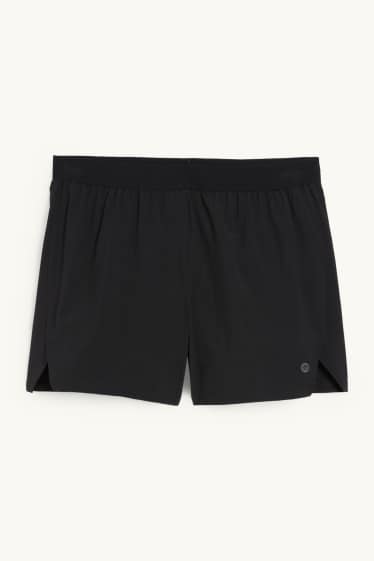 Home - Pantalons curts tècnics - 4 Way Stretch - look 2 en 1 - negre