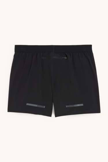 Home - Pantalons curts tècnics - 4 Way Stretch - look 2 en 1 - negre