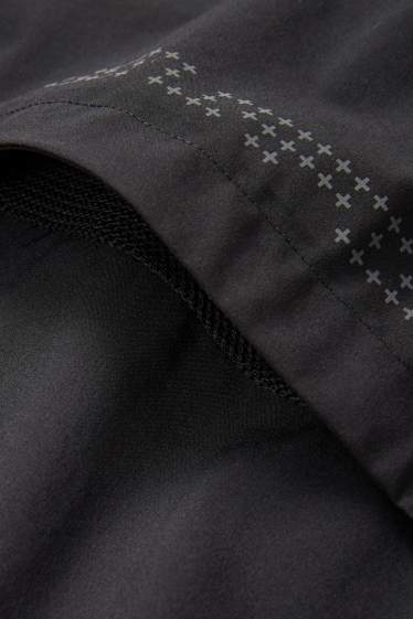 Uomo - Giacca sportiva con cappuccio - 4 Way Stretch - nero