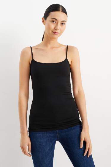 Women - Multipack of 2 - basic top - black