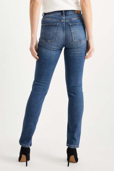 Femmes - Slim jean - high waist - LYCRA® - jean bleu