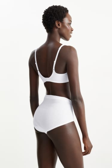 Women - Multipack of 3 - briefs - white