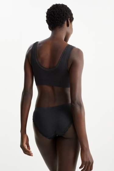 Damen - Bustier - schwarz