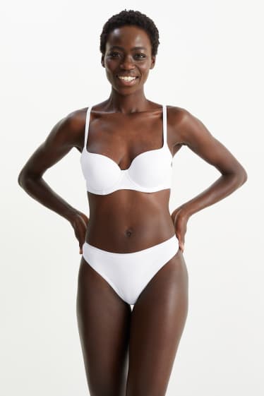 Dámské - Multipack 2 ks - podprsenka s kosticemi - FULL COVERAGE - s vycpávkami - bílá