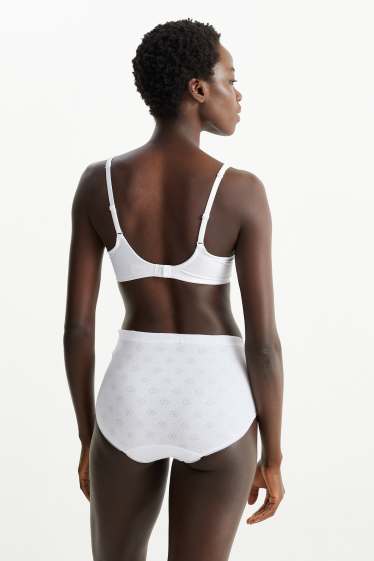 Femmes - Lot de 3 - culottes - blanc
