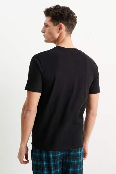 Hommes - Lot de 2 - maillots de corps - noir