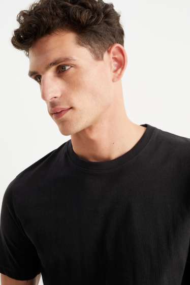 Hommes - Lot de 2 - maillots de corps - noir