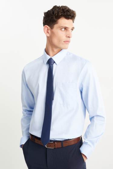 Men - Tie - dark blue