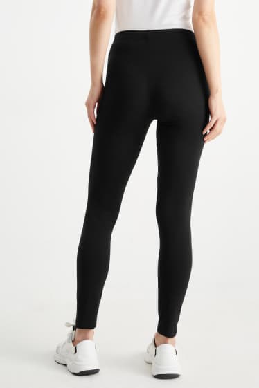 Dames - Set van 2 - legging - LYCRA® - zwart