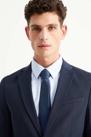 Men - Tie - dark blue