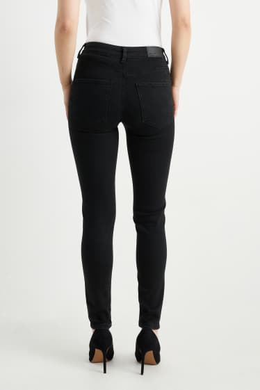 Femei - Skinny jeans - talie medie - jeans modelatori - LYCRA® - negru