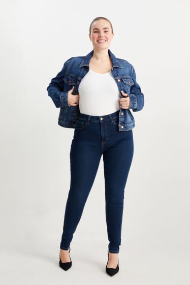 Damen - Jegging Jeans - High Waist - jeansblau