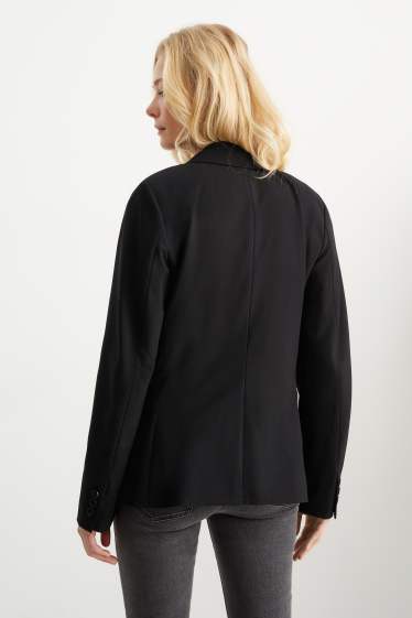 Damen - Business-Blazer - Regular Fit - Mix & Match  - schwarz