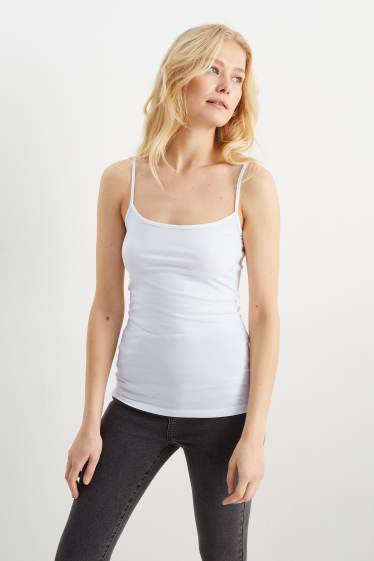 Women - Multipack of 2 - basic top - white