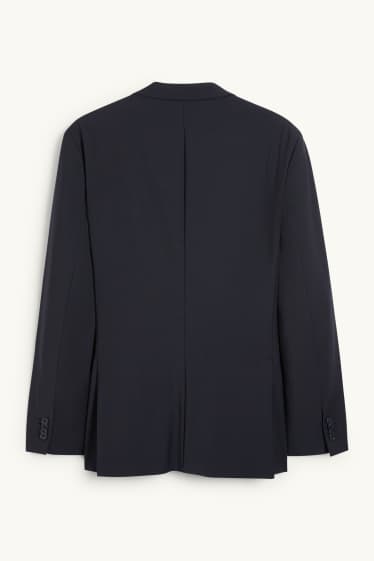 Uomo - Giacca coordinabile - regular fit - Flex - misto lana vergine - blu scuro