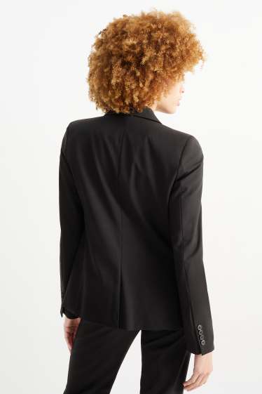 Femmes - Blazer de bureau - regular fit - Mix & Match - noir