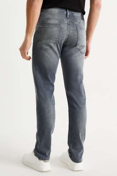 Men - Slim jeans - Flex jog denim - LYCRA® - denim-light gray