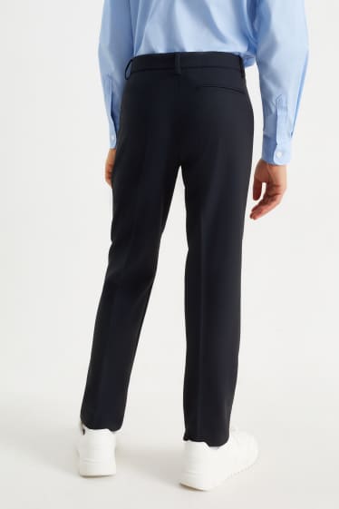 Enfants garçons - Pantalon de costume - Stretch - LYCRA® - bleu foncé