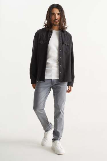 Hommes - Slim jean - LYCRA® - jean gris