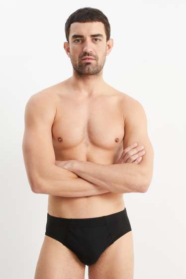 Herren - Multipack 3er - Slip - schwarz