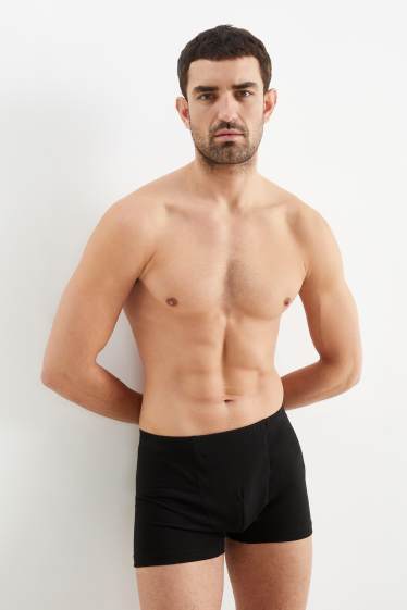 Men - Multipack of 5 - trunks - black