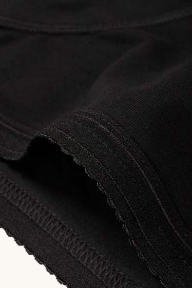Damen - Multipack 4er - Slip - schwarz