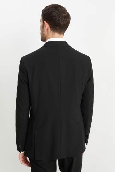 Herren - Baukasten-Sakko - Regular Fit - Flex - LYCRA® - Mix & Match - schwarz
