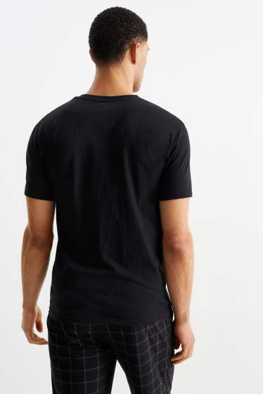 Pánské - Multipack 3 ks - nátělník - bezešvý - černá